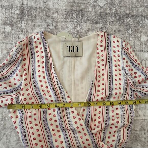 The Jetset Diaries Wild Child Long Flutter Sleeve Wrap Maxi Dress Size XS New - Picture 10 of 11